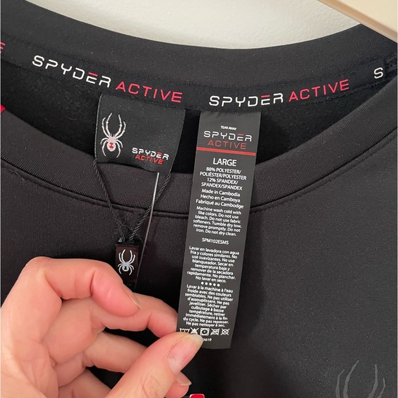 NWT Men’s Spyder Active long sleeve thermal - Picture 3 of 4